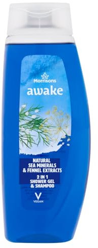 Morrisons Awake 2 in 1 Shower Gel 500ml