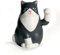 Kikkerland Solarbetriebene Katzenfigur: lustige Tierdekoration für Haus & Küche, Bürotisch, Garten, Auto, tolle Neuheit Spielzeug Statue, Display Regal Sammlerstück, Urlaub & Geburtstagsgeschenk