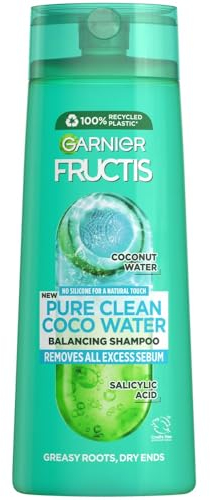 Garnier Fructis Pure Non-Stop Coconut Water Cleansing Shampoo for oily skin and dry ends 250 ml
