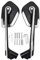 Hmtbet Motorrad Rückspiegel, Mofa Spiegel für BMW R 1250 GS F850GS R1200GS LC ADV Abenteuer Motorrad Neue R1250 GS Zubehör Seite Rückspiegel,Schwarz