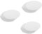 Garneck 3pcs Cutlery Tray Flatware Dip Dinnerware Tea Party Plates Snack Plate Decorative Plates French Dessert Plates Scalloped Plates Vintage Plates Decorative Porcelain Plates White Pp
