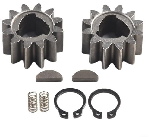 URPIZY Kit ruota motrice 42661-VE2-800 ingranaggi 42672-VE2-800 cunei Molle & Clip per tosaerba Honda Set di 8 pezzi di ricambio