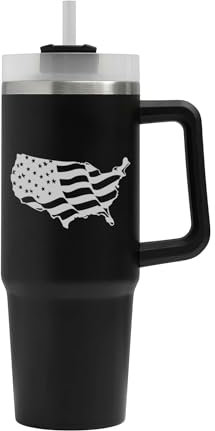 America Flag USA Big Tumbler, America Flag USA Mug, Insulated Flask, Large Mug