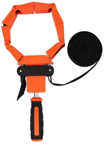 SHINEOFI 4m Nylon Adjustable Woodworking Band Clamp Strap Clamps Ratchet for Carpentry and DIY Woodwork Projects