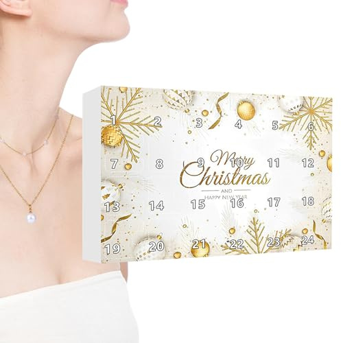 Countdown-Kalender, 24 Tage Schmuck, modisches Armband | für Frauen