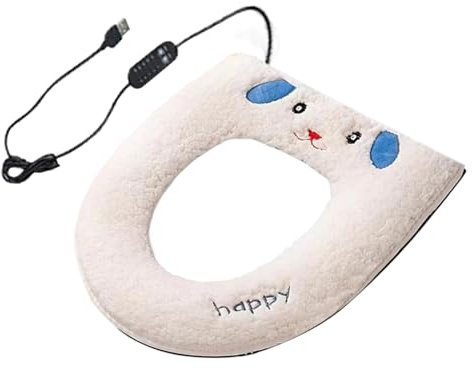 Wuvfojca Warm Toilet Seat | Mit 5 Temperaturstufen & Timer | Toilettenbrillen-Abdeckung Für Haushalte - Für Haushalt Hotel Wohnung Ferienhaus Camping Winter
