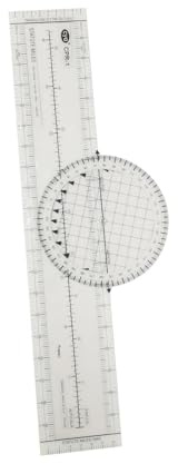 kesurpae Righello da ingegneria portatile per plotter, regolo calcolatore aeronautico con 8 funzioni per appassionati. Dati in Per scala Per nautica. Righello da ingegneria per plotter, Per scala