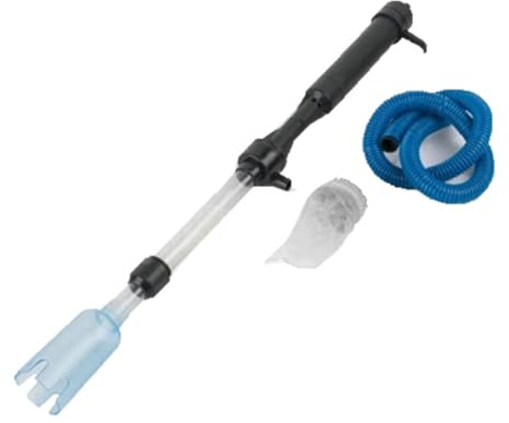 ALCXAZS Kiesreiniger Wasserfilter für Aquarienreiniger, geeignet für die einfache und schnelle Reinigung von Aquarienkies, elektrische Aquarienkies Reinigungspumpe