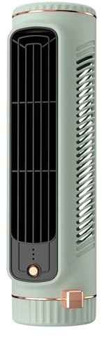 Mini Tower Fan, Air Conditioning Fan with 3 Speed, Quiet Space Cooler Cool Gadgets Bladeless, USB Charging, for Bedroom Office Dorm