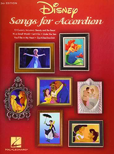 Disney Songs for Accordion: 3rd Edition: Noten, Sammelband für Akkordeon: 3rd Edition - 13 Classics