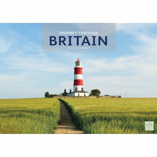 Journey Through Britain A4 Calendar 2026, Wall Calendars, Gift