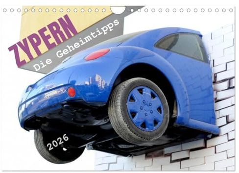 Zypern - Die Geheimtipps (Wandkalender 2026 DIN A4 quer), CALVENDO Monatskalender: Erleben Sie die geteilte Insel für einmal überraschend anders: schräg, skurril, poetisch... (CALVENDO Orte)