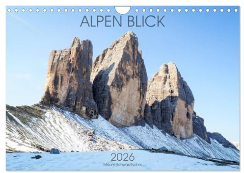 ALPEN BLICK (Wandkalender 2026 DIN A4 quer), CALVENDO Monatskalender: Berg- und Alpen-Blick-Panorama (CALVENDO Natur)