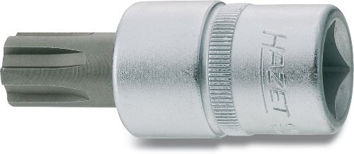 Hazet 991-10 Douille mâle carré creux 12,5 mm/empreinte à créneaux Ribe CV Taille M10