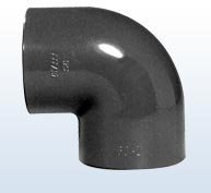 PVC-Winkel 90°, 2x Klebemuffe, 20 mm