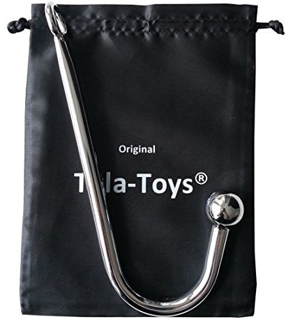 Bondage Stahl Anal Hook mit 28mm Kugel - Buttplug Anus Haken