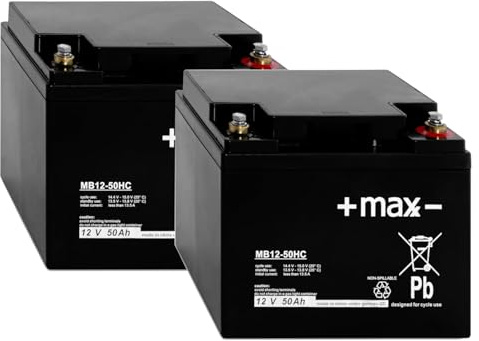Akku kompatibel Elektromobil E Scooter Dietz Agin 24V 2x 12V 50Ah AGM Blei Accu