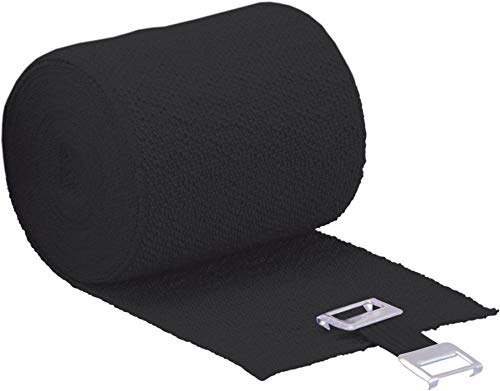 Höga Lastic-Color, schwarz, 8 cm x 5 m gedehnt, dauerelastische Idealbinde, 1er Pack (1 x 0.047 kg)