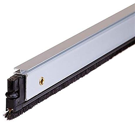 Desconocido 600C82B - Burlete bajo Puerta automático de Metal Color Blanco Alma