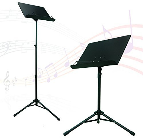partysaving Orchestra Noten Ständer mit schweren Pflicht schwarz Metall faltbar Design, apl1282