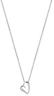 Xenox Schmuck Damen Halskette mit Herz Anhänger aus 925 Silber XS2796