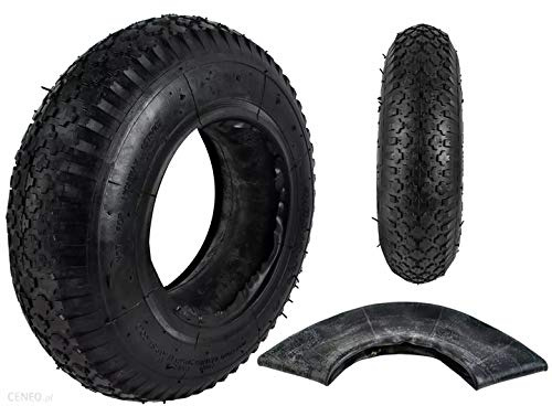Inner Tube and Tyre For Wheelbarrow Trolley Garden Cart Different sizes Bauswern (4.00-6)