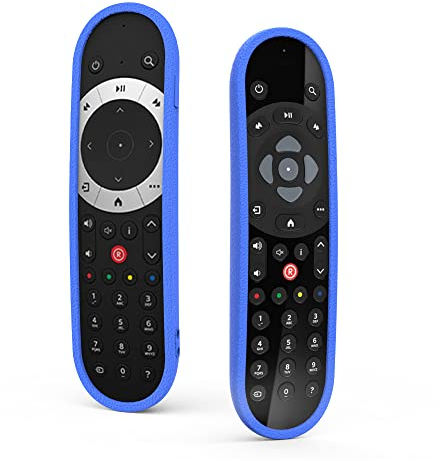 SIKAI Custodia Telecomando Compatibile con MySky HD 2017 / SKY Q Touch Edition, Guscio Protettiva Antiurto in Silicone Compatibile con Sky Q EC101/Sky Q Non-Touch Edition Telecomando (Blu)