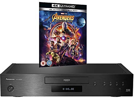 Panasonic Bundle DP-UB9000 MULTIREGION for DVD Blu-ray Player Bundle with Avengers Infinity War Ultra HD 4K Blu-ray Disc
