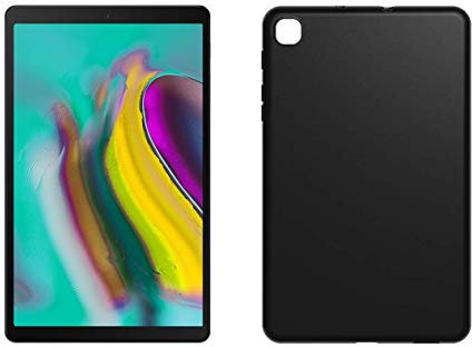 RLTech Custodia per Samsung Galaxy Tab S5e 10.5, Matte TPU Flessibile [Anti-graffio] [Resistente agli Urti] Custodia Protettiva Cover Case per Samsung Galaxy Tab S5e 10.5 T725/T720 2019, Nero