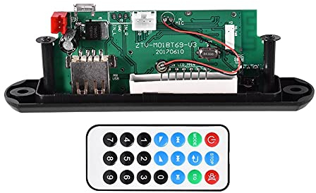 12 V Decodificador de FM Bluetooth MP3 WMA Módulo de decodificador Soporte AUX TF Tarjeta SD USB Radio Interior del coche Accesorios