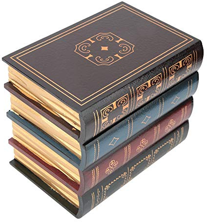 Fasient Antike, klassische dekorative Aufbewahrungsbox, falsche Buchbox, 13,2 x 16 x 5,2 cm, Heim-/Büroorganisation