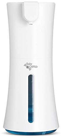 Baby Camdy - Dispensador de jabón automático con sensor de movimiento por infrarrojos, base impermeable, para cuarto de baño, apto para cocinas, hoteles, restaurantes