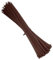 Kafton Lot de 100 serre-câbles Marron 300 mm x 4,8 mm