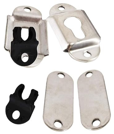 MARINE CITY 304 Stainless Steel Mounting Sockets/Brackets for Removable Folding Transom Ladders