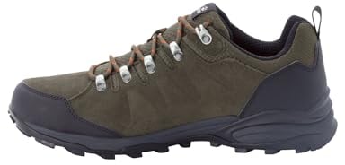 Jack Wolfskin Herren Refugio Texapore Low M Walking-Schuhe, Khaki / Phantom, 46 EU