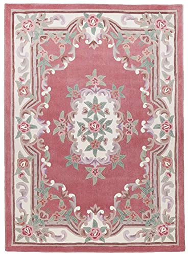 Theko Sona-Lux Teppich klassisch Aubusson Rose