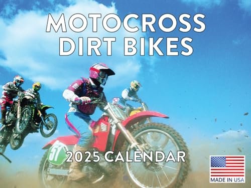 Motocross 2022 Wandkalender Dirtbike Motorrad Racing Sport Motorcross Fahrrad Kalender Großer 18Monatskalender Monatskalender Vollfarbiges Dickpapier Seiten gefaltet fertig zum Aufhängen Planer