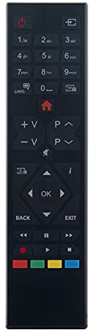 RC39105 Telecomando di ricambio per Telefunken TE22272B30CXGW L22F272K4V TE20270B30CXBW XH24A100DW TE32265B301C30D TE24275B30C30E XH24A101-W D32H285X4CW TE32470S27TXDW XF32A101-W XF32D101D-W XF22A100W