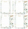 paper&you® 4 Blöcke DIN A6: To-do Listen Block, Einkaufsliste, Wochenplaner & Notizblock Blattgold 4 x 50 Seiten - nachhaltig & klimafreundlich