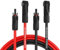 HB-DIGITAL 2x 12m 6mm² Solarkabel Verlängerungskabel Kabelpaar für Photovoltaik Anlagen H1Z2Z2-K mit 1500V Solarstecker Solar Modul Verbindungskabel flexibel witterungsbeständig IP68 - Rot & Schwarz