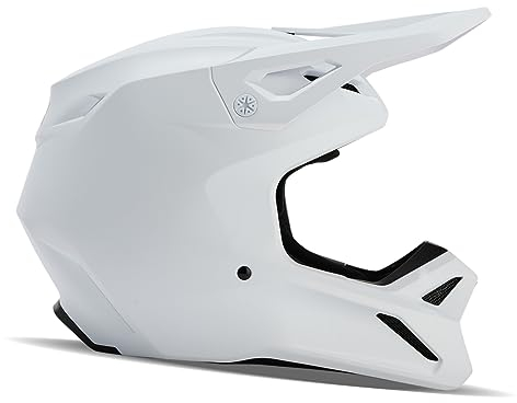 Fox Racing Unisex-Erwachsene Helmet V1 Motocrosshelm, Mattweiß, Medium