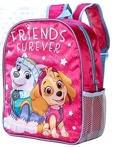 Paw Patrol Girl Skye Kids Childrens Backpack School Rucksack Travel Bag with side mesh pocket Multicolour