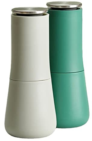 ZCX Pepper Grinder kit Salt and Pepper Grinder Set, Premium Manual Salt Grinders with Adjustable Coarseness Salt and Pepper Mill