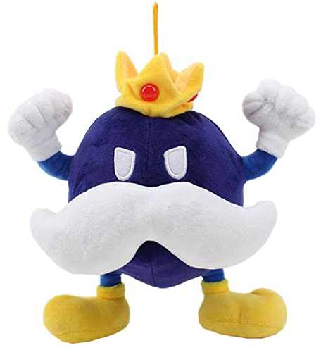 Laruokivi Anime König Bob-omb Plüsch Spielzeug Gefüllte Weiche Puppe 8'' Figur