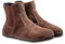 Magical Shoes gefütterte Barfußschuhe Damen, Chelsea Boots mit Reissverschluss, Leder Halbstiefel, Stiefelletten minimalistisch, Ankle Boot Handgemacht in der EU, Gr. 39, Braun, Lupino