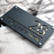 K SMART SIGN | LUXE H1 | House sign door number laser personalised address wall plaques numbers Signs (Matt Gray & Gold Mirror)