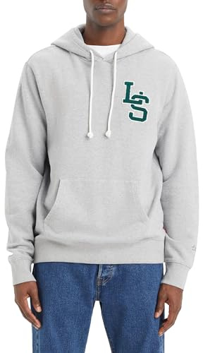 Levi's Kapuzenpullover Herren, Ls Letterman Hoodie Mhg, S