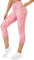 Flatik Sporthose Damen 3/4, Blickdicht Laufhose, Sport Leggings Fitnesshose Laufende Leggings M