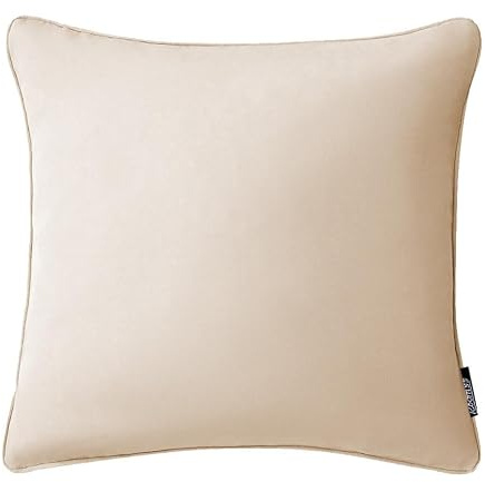 room99 Aura 40 x 40 cm Zierkissenbezüg Kissenbezüg Kissenhüll Dekorative Dekokissen Wurfkissenbezug Deko Aesthetic Modern Schlafzimmer Wohnzimmer Creme,1 Stück