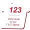 Plaque gravée personnalisée autocollante pour nom et numéro de boîte aux lettres en forme de maison design ? blanc écriture rouge - format 5x5 cm